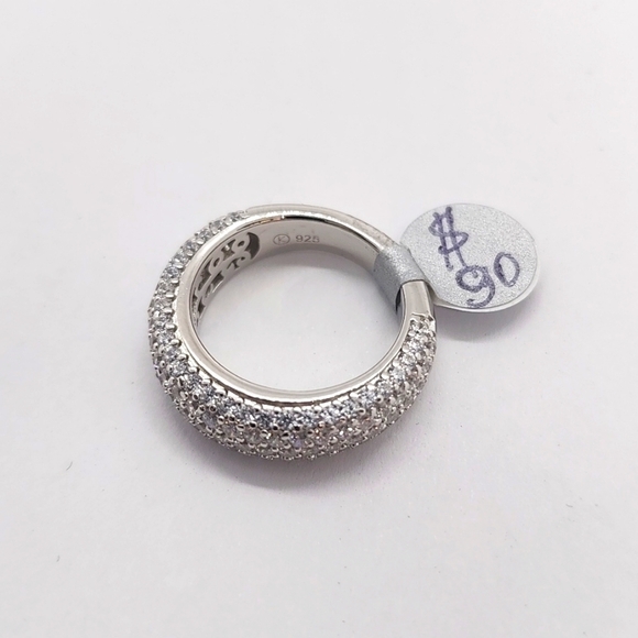 Brand New Sterling Silver 925 Eternity Ring cz - Picture 8 of 8